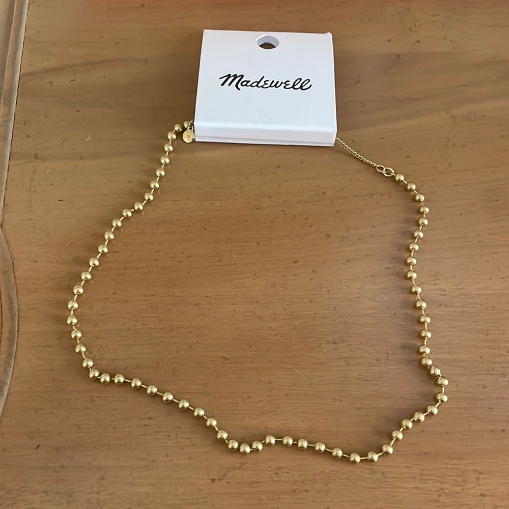 Madewell gold necklace